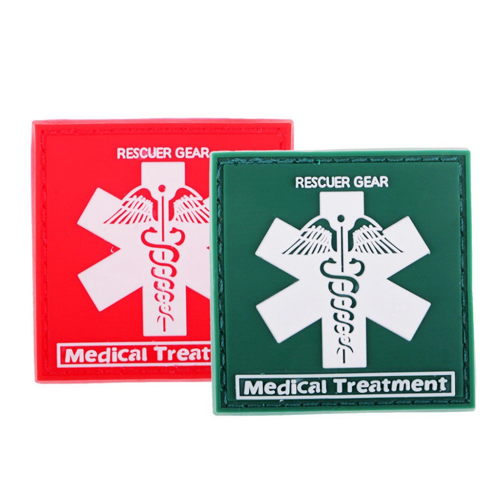 PVC Patch Star of Life US Army RESCUER GEAR Patch MEDICAL Badges ...