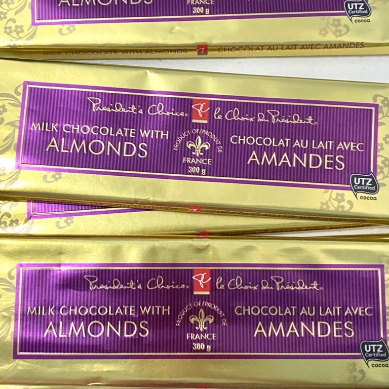Canada PRESIDENT'S CHOICE Milk Chocolate With Almonds 300 g Shopee Philippines