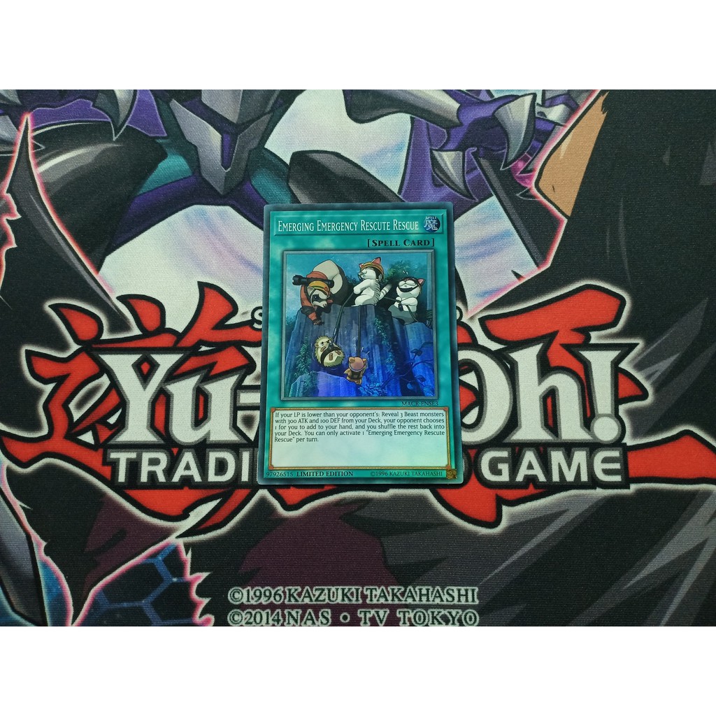 Genuine Yugioh Card - Emerging Emergency Rescute Rescue - MACR-ENSE3 ...