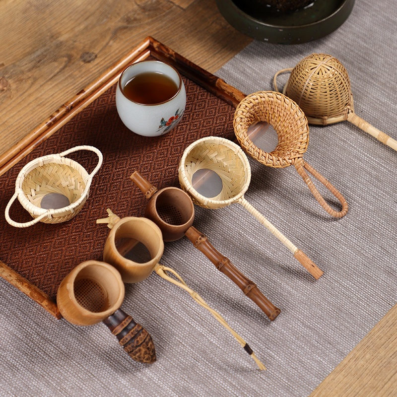 Japanese Style Tea Ceremony Bamboo Tea Filter Meng Zong Bamboo Root ...