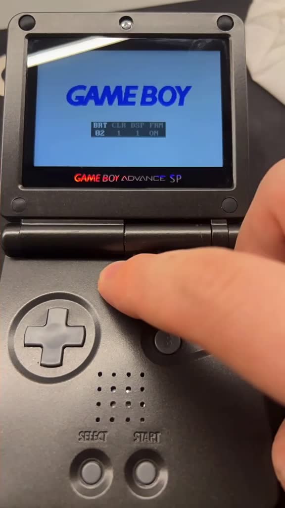 Full New GBA SP IPS V4 Laminated Screen LCD Kits for Gameboy Advance SP ...