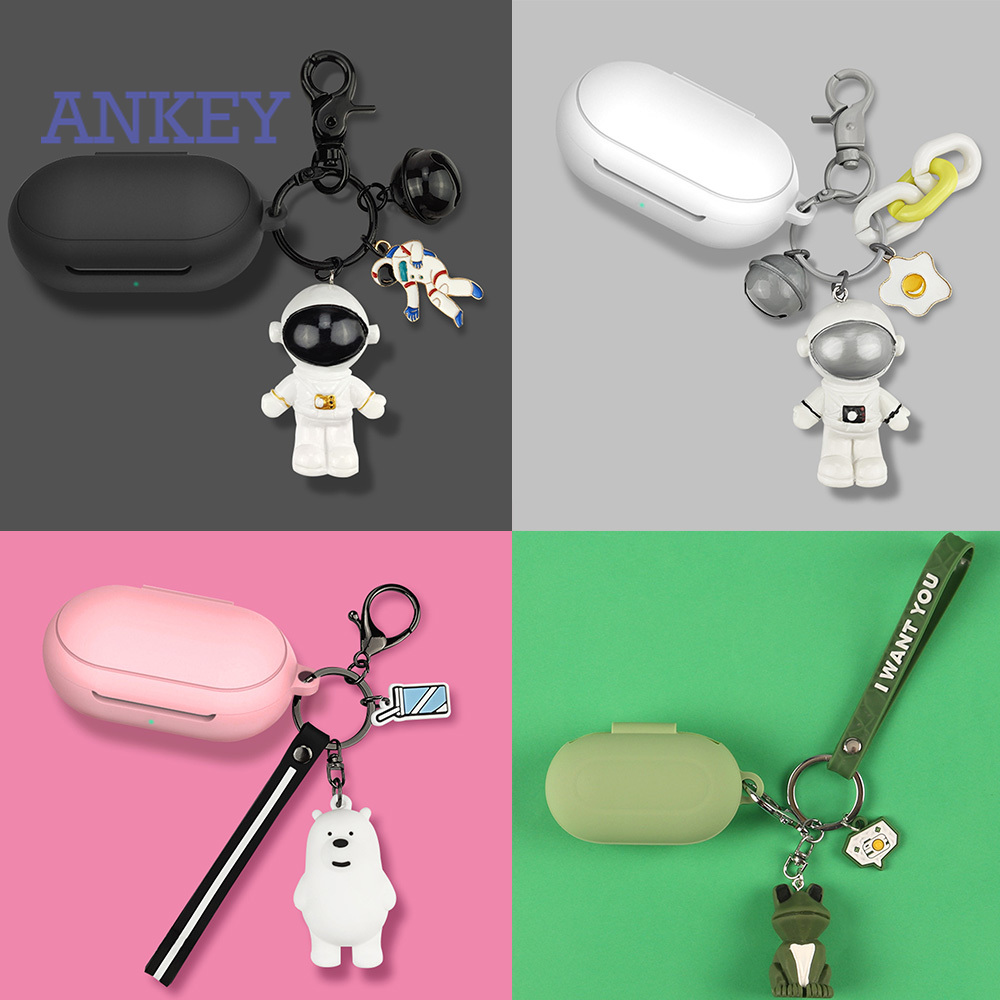 Cute 3D Astronaut Keychain Decor cover For Samsung Galaxy Buds 2019 ...