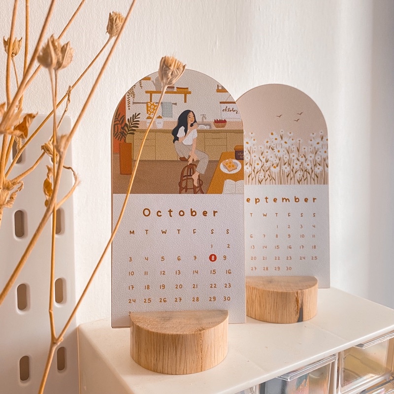 Aesthetic 2025 Calendar Desk CALENDAR / WALL CALENDAR Design by