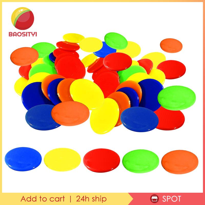 [Welcome] 100Pcs Chips Play Counters Counting Chips for Math Counters ...