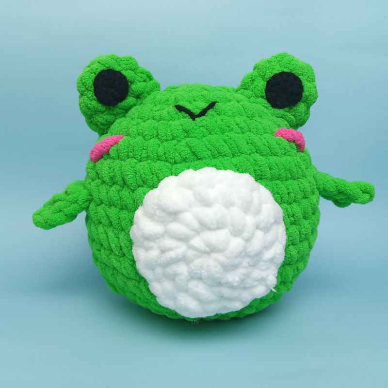 Frog Mushroom Poppable Plushie Crochet Amigurumi cottage Core cute Frog  Plush squishy Frog Fidget froggy toadstool toad Plushie Cozy 