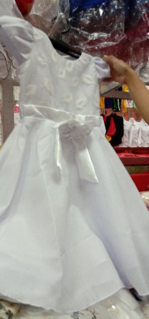 White dress for kids free veil | Shopee Philippines