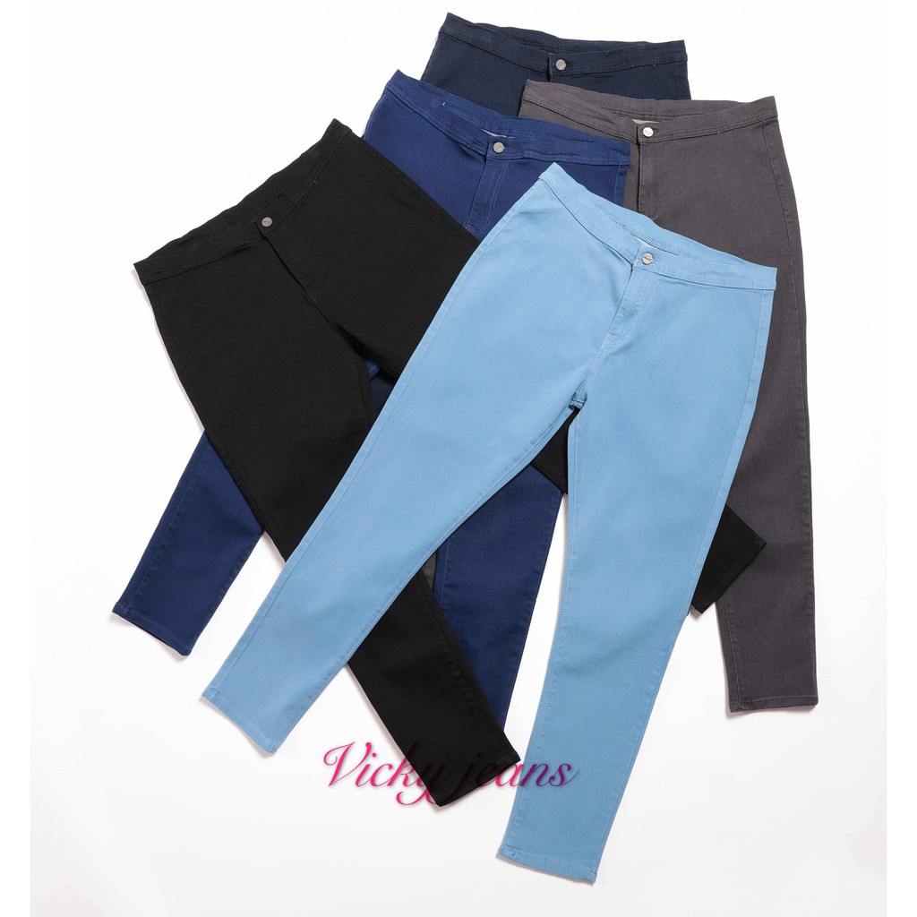 colored jean capri | 6 colors