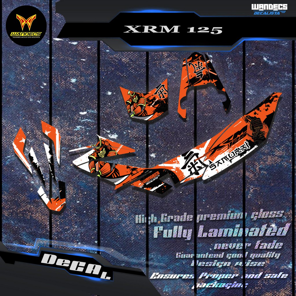 Xrm 125 fi decals design hotsell