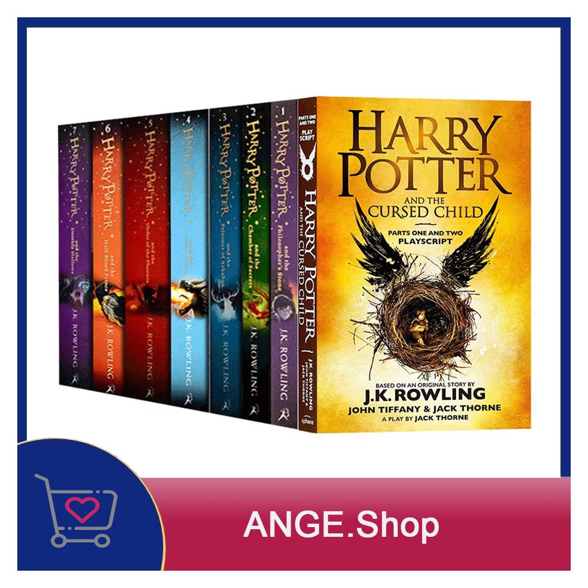 Harry Potter 8 Book Boxed Set Complete Works High quality Children English Learning and Reading Book Shopee Philippines