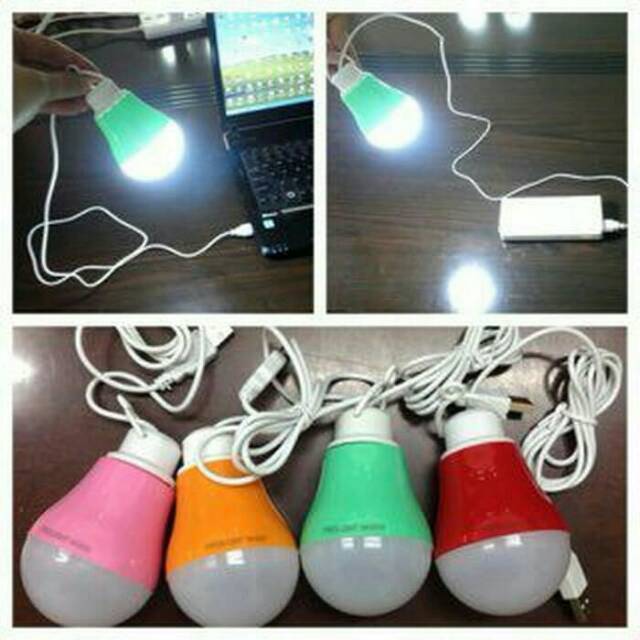 Usb Led Bulb Lights 5 Watt Led Usb Cable 5w | Shopee Philippines