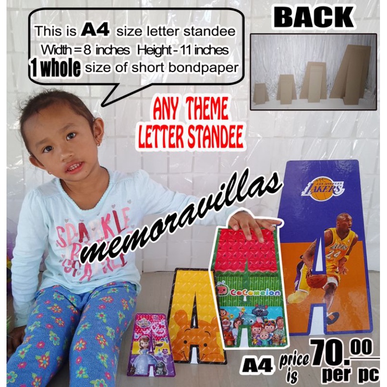 Cocomelon Letter Standee Shopee Philippines