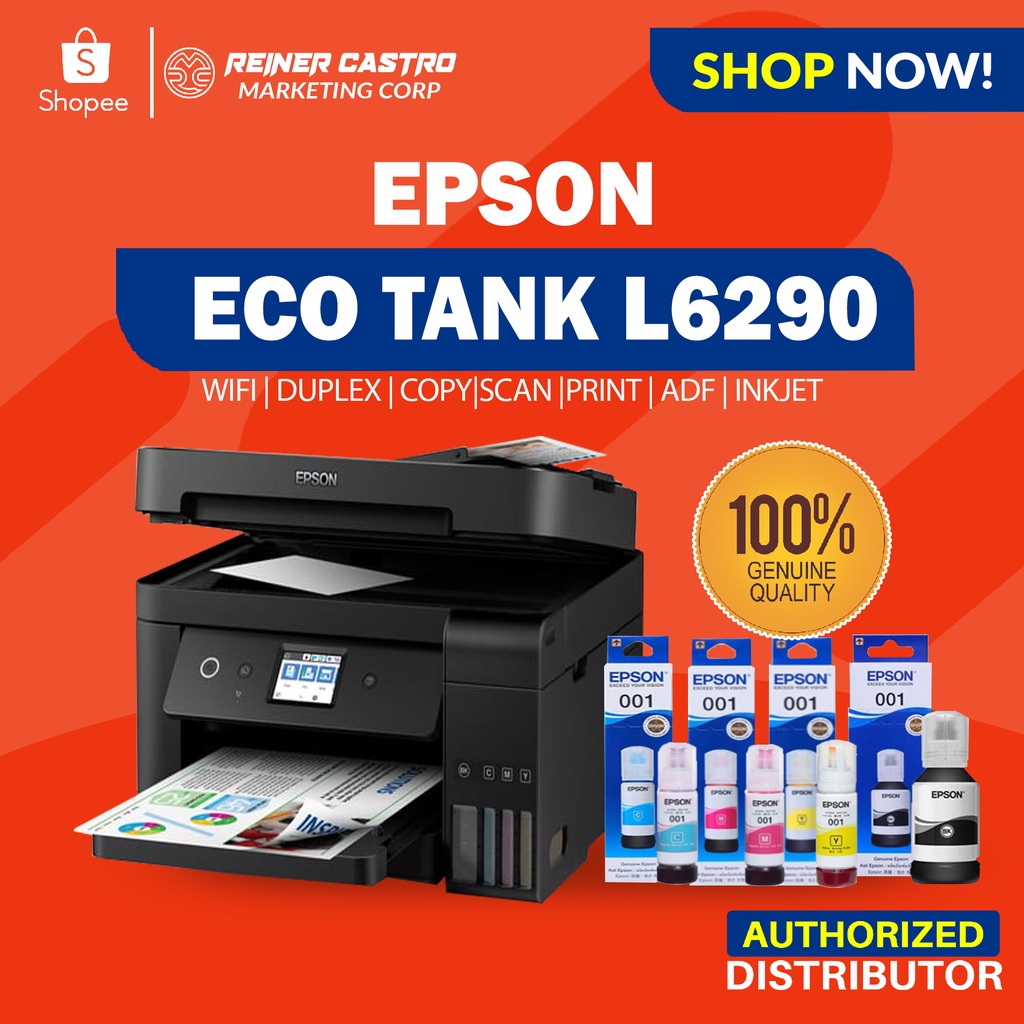 Epson L6290 Wi Fi Duplex All In One Ink Tank Printer With Adf Shopee Philippines 1744