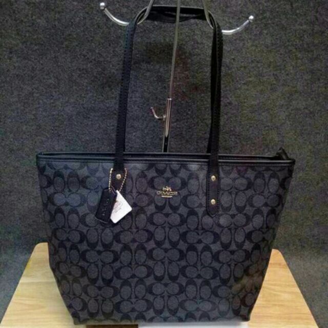 COACH black tote bag