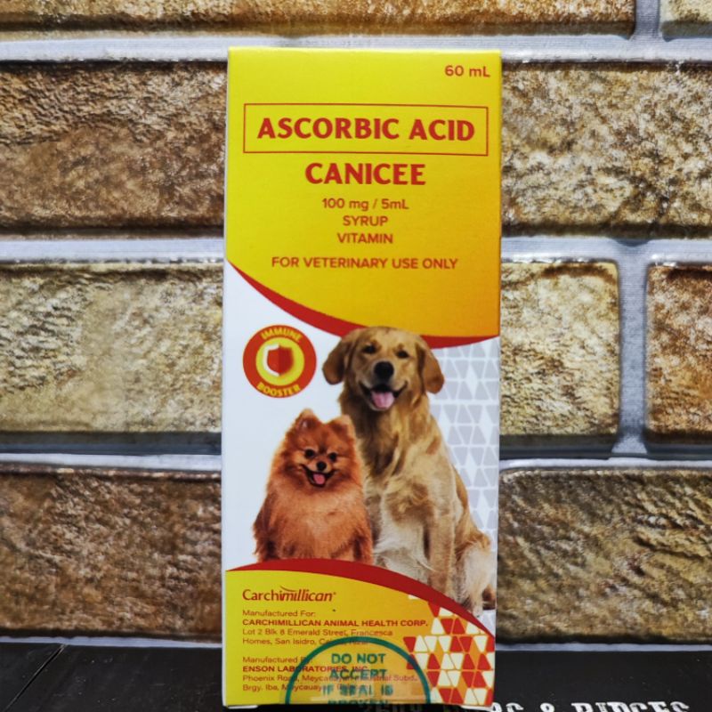 Canicee Ascorbic Acid Vitamin Supplement Syrup for Dogs & Puppies