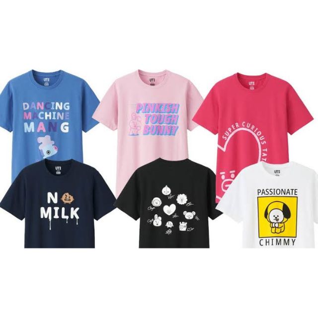 Sale! Uniqlo X Bt21 Shirts (Authentic From Japan) | Shopee Philippines