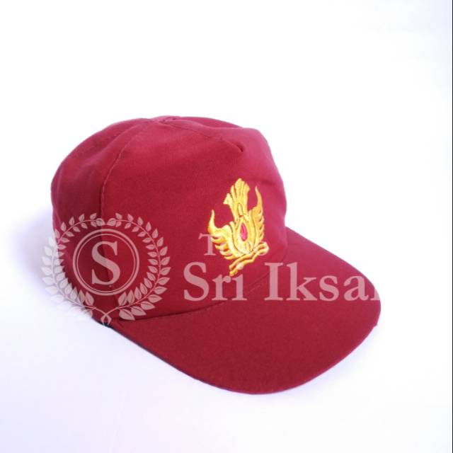 MERAH Plain Red Elementary School Uniform Hats Shopee Philippines