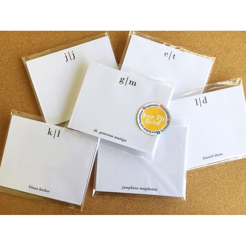 keepmenoted Minimalist Notepad 4x5 Size | Shopee Philippines