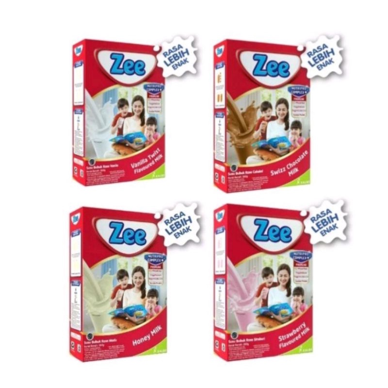 Zee Regular Vanilla Twist/Honey Milk/Swizz Chocolate/Strawberry 350gr ...