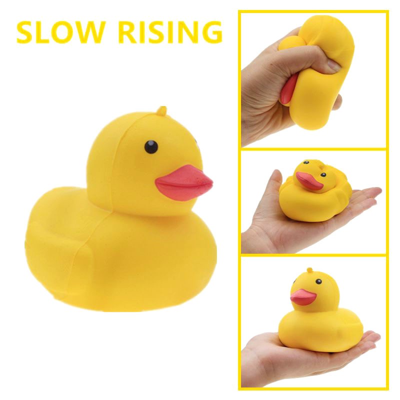 Duck large Kawaii Cartoon Rubber Duck Squishy Slow Rising Simulation Slow Rebound squeeze Stress Reliever Toy Shopee Philippines