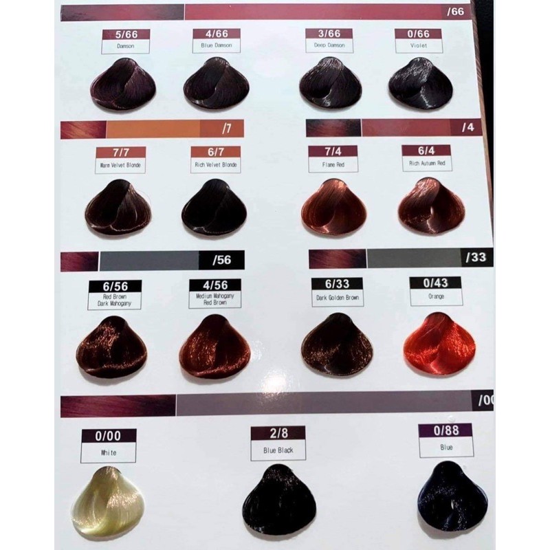 COLOR CHART 59 colors (no brand) | Shopee Philippines