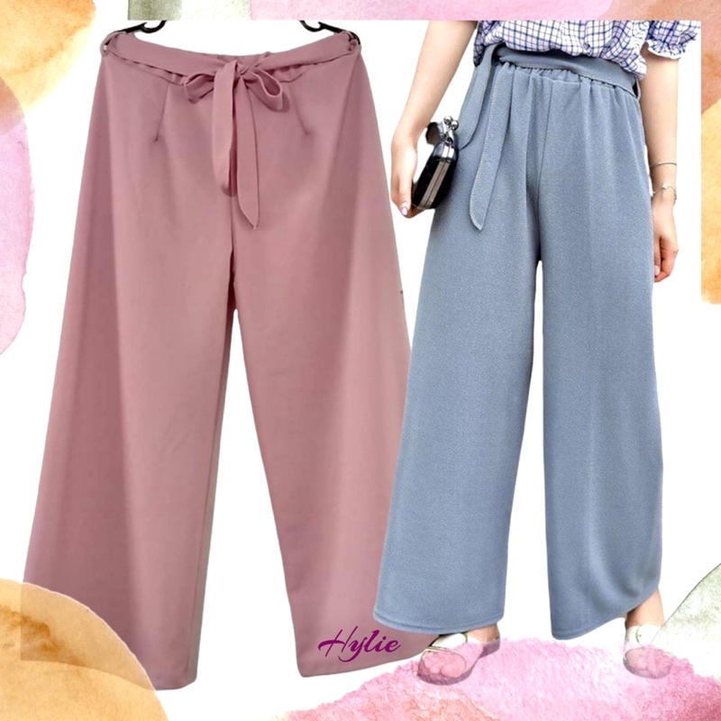 Hylie Sia Regular and Plus Size Long Square Pants | Shopee Philippines