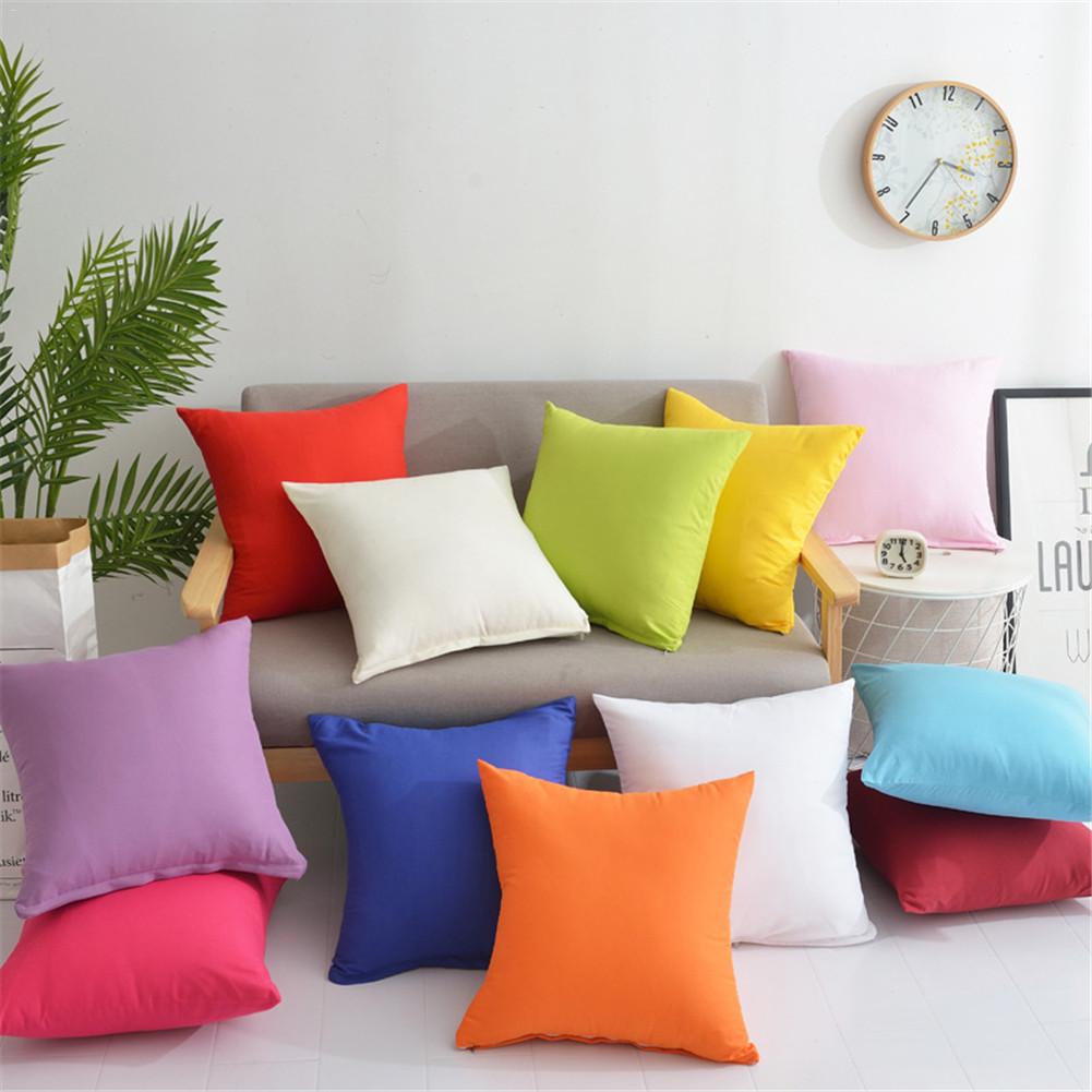 Solid color best sale pillow cases