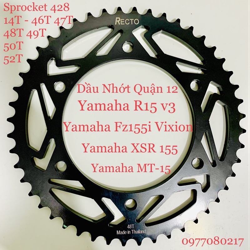 Yamaha r15 chain sale sprocket