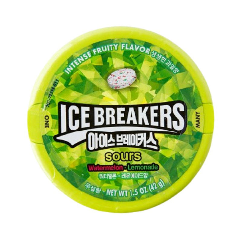 [Lotte] Ice Breakers Candy 6 Flavors (Strawberry, Watermelon, Grape, Berrysplash&Strawberry