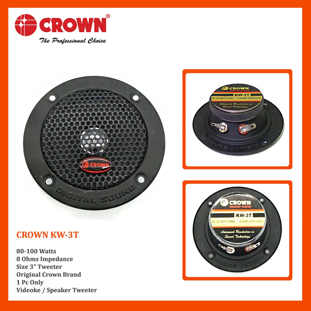 Crown tweeter hot sale