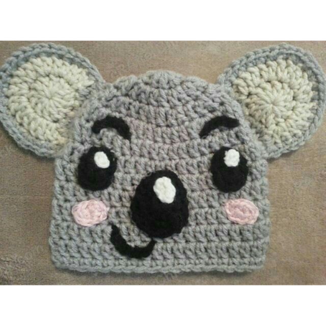 Crochet store koala hat