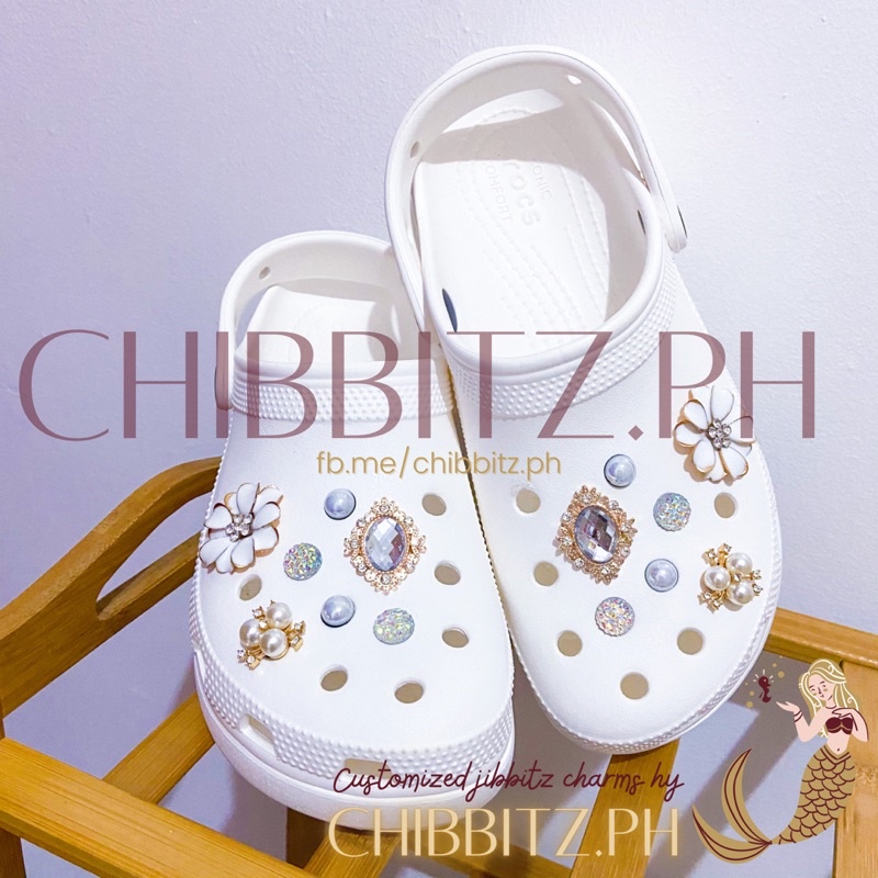 Flowers Pearls Crocs Jibbitz Set Shopee Philippines