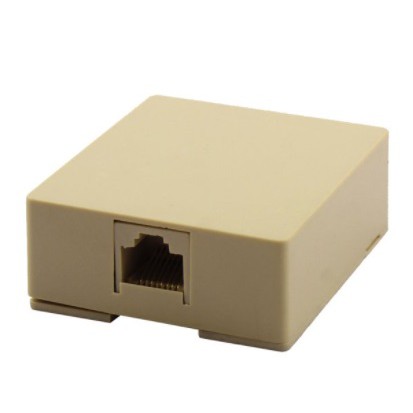 RJ45 8P8C MODULAR BOX (1PORT) | Shopee Philippines