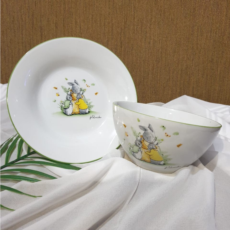 Royal Heritage Rabbit Bowl Set - Bowl / Bowl (Ceramic Bowl / Ceramic ...
