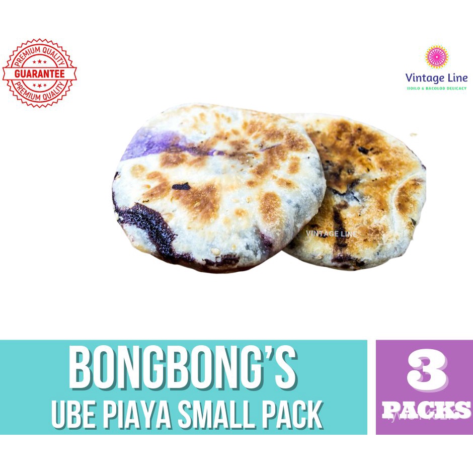 Cp5F BONGBONGS PASALUBONG Special Ube Piaya 5pcs (3 PACKS) | ube piaya ...