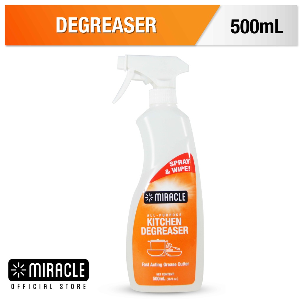 Miracle All Purpose Kitchen Degreaser Spray 500ml Shopee Philippines
