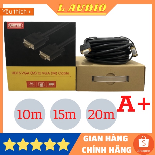 Vga Wire Copper Core 10m 15m 20m Type A + High Quality, Good Anti