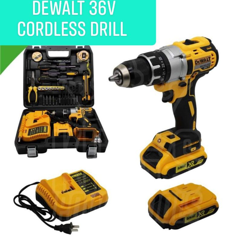 DeWALT Brushless 36V XR Cordless Hammer Drill