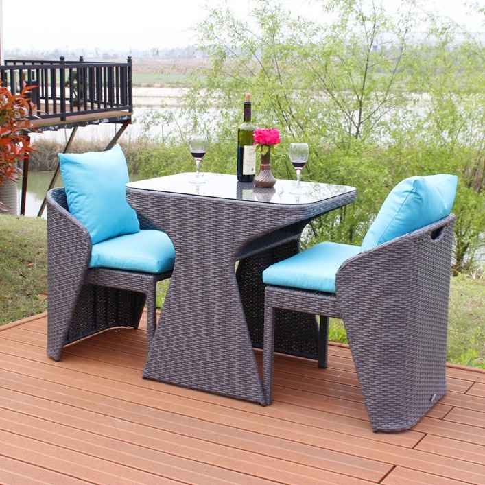 Rattan Dining Table and Chair Outdoor Sofa Chair Furniture Rattan Chair