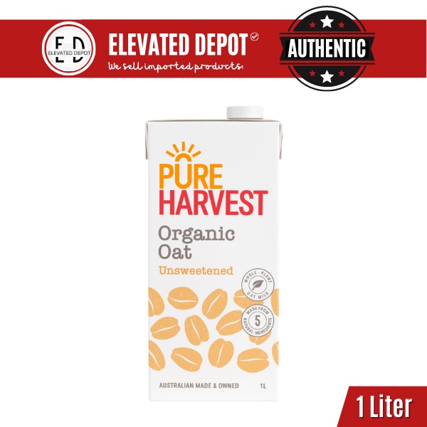 Pure Harvest Organic Oat milk, Keto Friendly (1Liter) Shopee Philippines