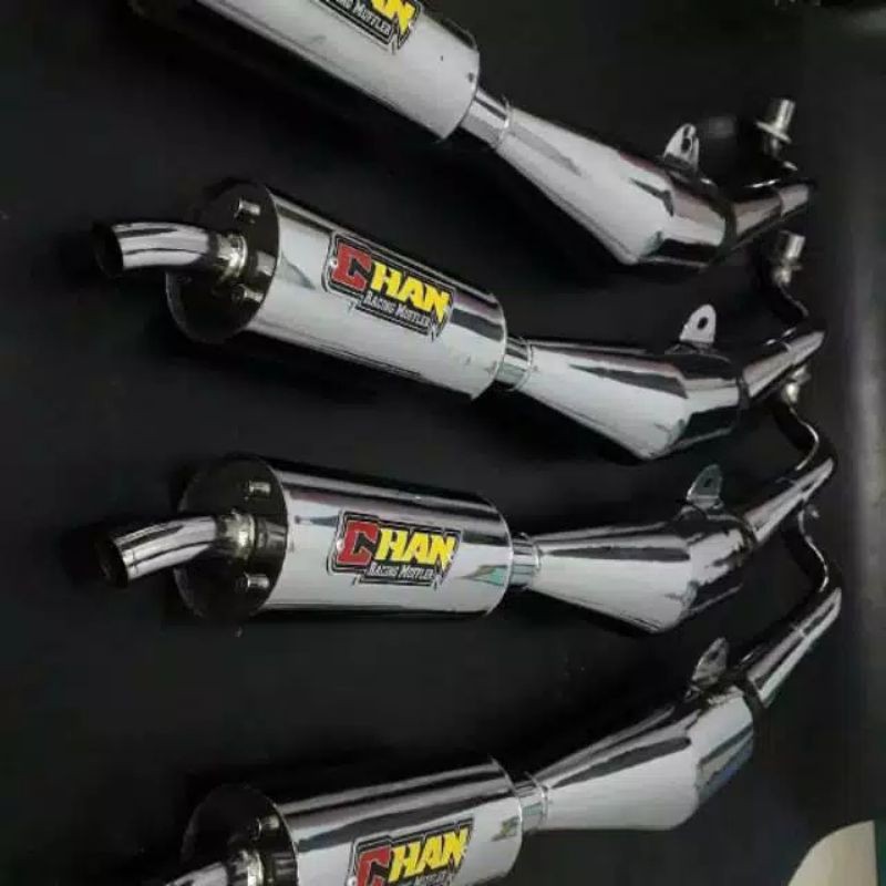 Chan Racing FIZR FULL CHROME exhaust CHAN RACING/ | Shopee Philippines