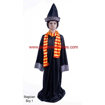 Cosplay Kids Children Magician Boy Wizard Costume Story Book Character ...