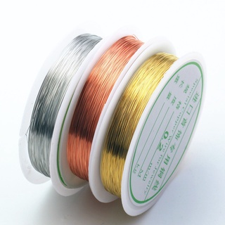 0.3-0.6mm Stainless Steel Bead String Wire Gold Plated Jewelry