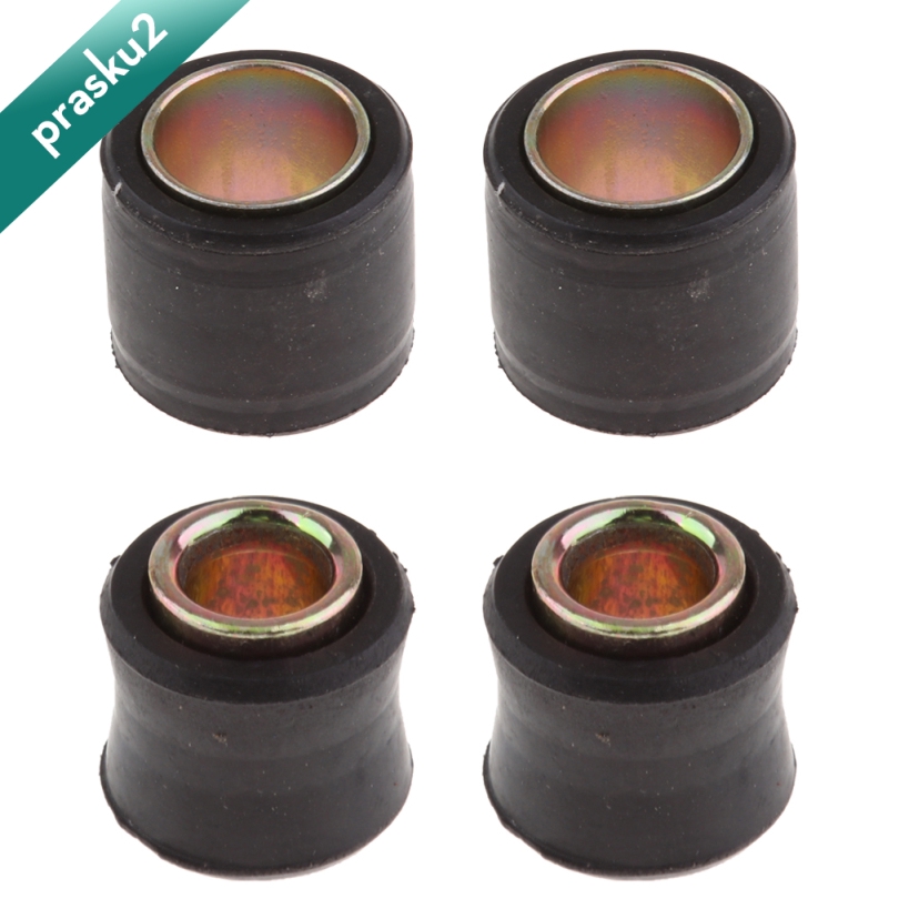 4Pcs Motorcycle Shock Absorber Bushing Rubber Bushes(10mm/14mm ...