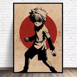 Hunter X Hunter , Killua Poster, Gon Poster, Boys Print, Main Characters ,  Anime Poster, Art Print: Handmade, HXH Killua HD wallpaper