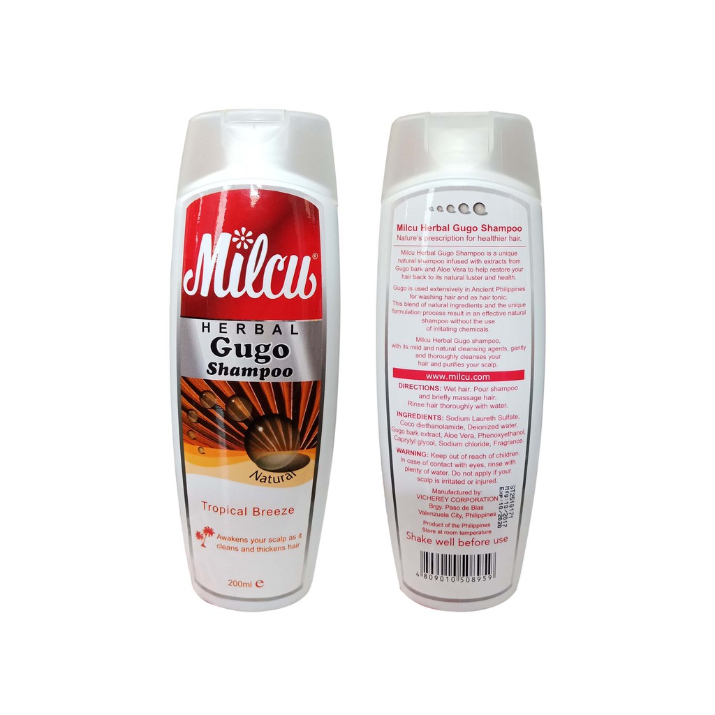 Milcu Herbal Gugo Shampoo 200ml | Shopee Philippines