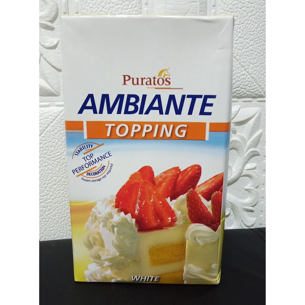 Puratos Ambiante Whipping Cream 1kg Shopee Philippines