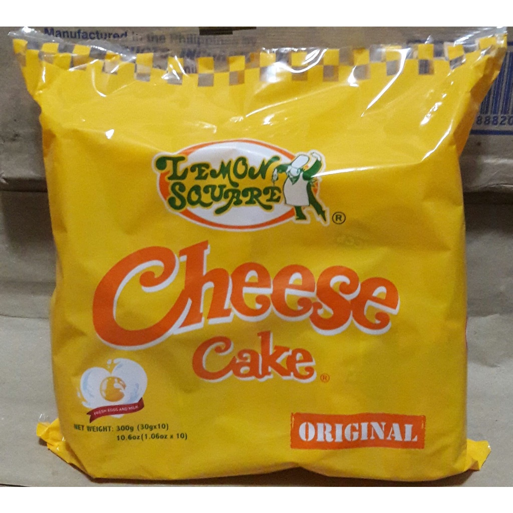 Lemon Square Cheese Cake Original 30g X 10 Packs Shopee Philippines 3322