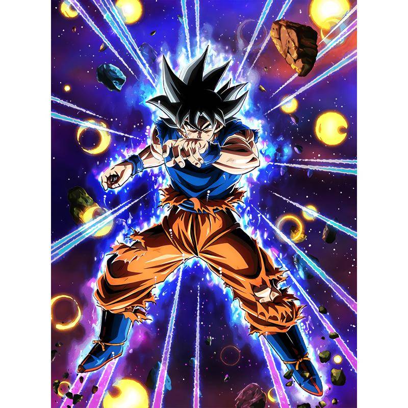 Dragon ball Back Background Anime Wall Art Canvas print Wall