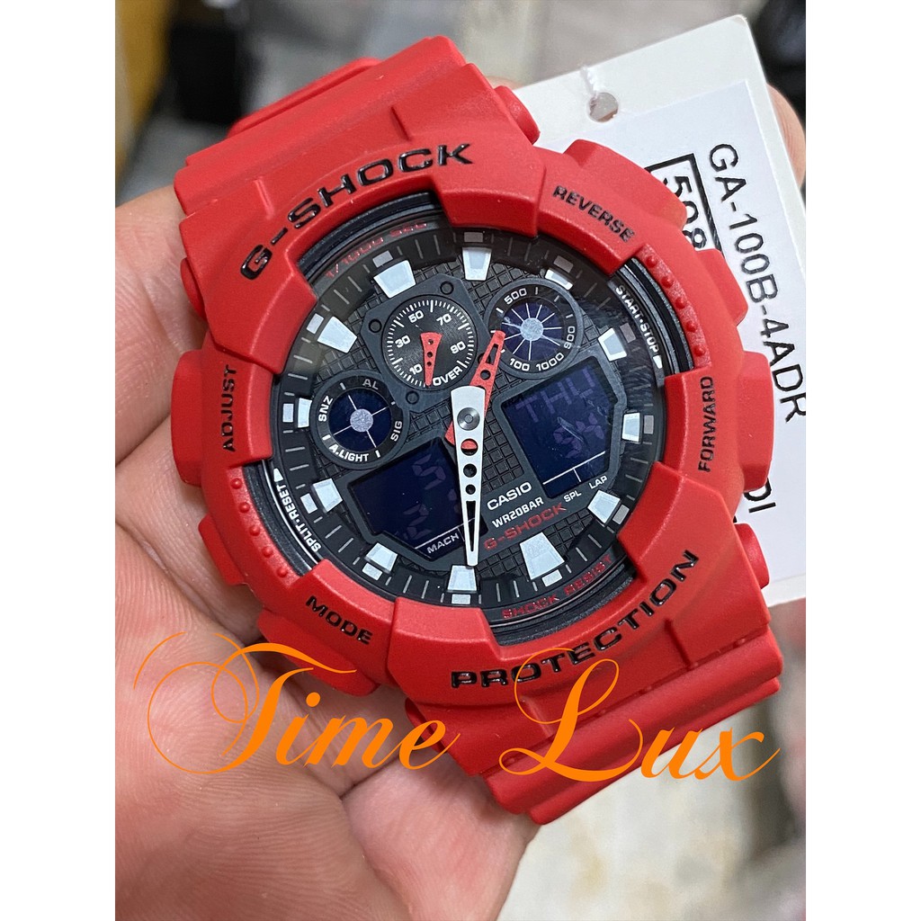 Casio G Shock Ga 100b 4a Coke Red