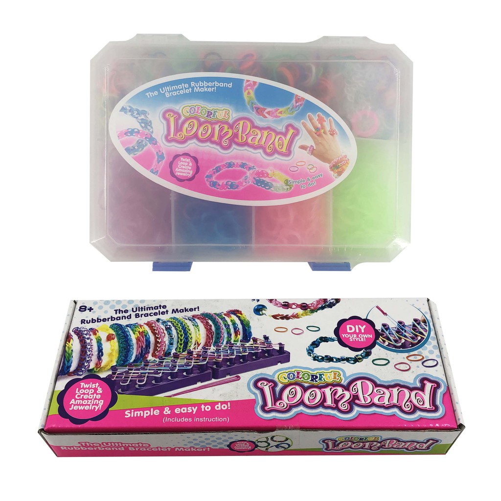 KINGTOYS DIY THE ULTIMATE RUBBER BAND BRACELET MAKER COLORFUL LOOM BAND